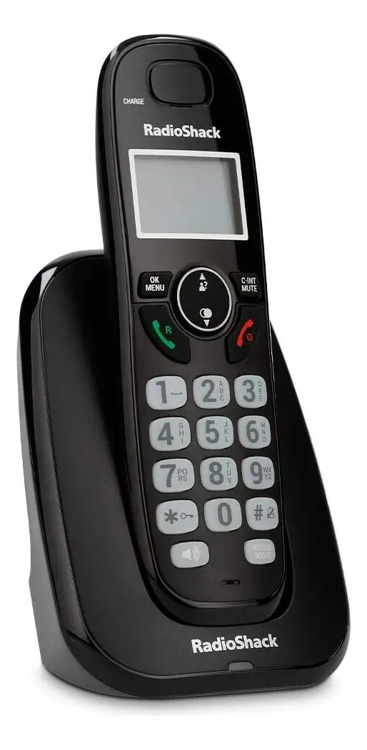 Teléfono Inalámbrico Radioshack Lcd 1.5 Pulgadas Negro Negro
