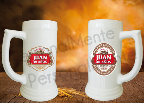 Chops De Cerveza Irrompible Personalizado Dia Del Padre