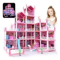 Comprar Casa De Munecas Casas De Juguete Para Niñas Con Luces Led