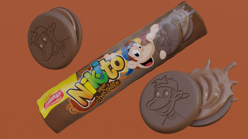 Bolacha Biscoito Nikito 120g Sabores Variados 10 Unidades