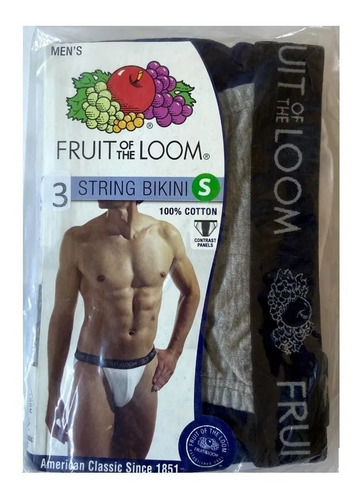 Pack 3 Calzoncillos Hombre Corto Fruit Of The Loom Talla S
