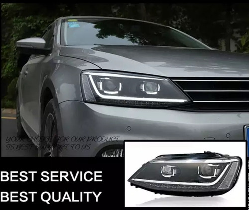 Imagen 6 de 6 de Faros De Jetta Mk6 2011 A 2018 Secuenciales X Par
