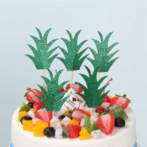 Decoración De Piña Para Magdalenas Y Tartas, Rosquillas Para