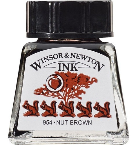 Tinta Desenho Winsor & Newton 14ml Nut Brown 