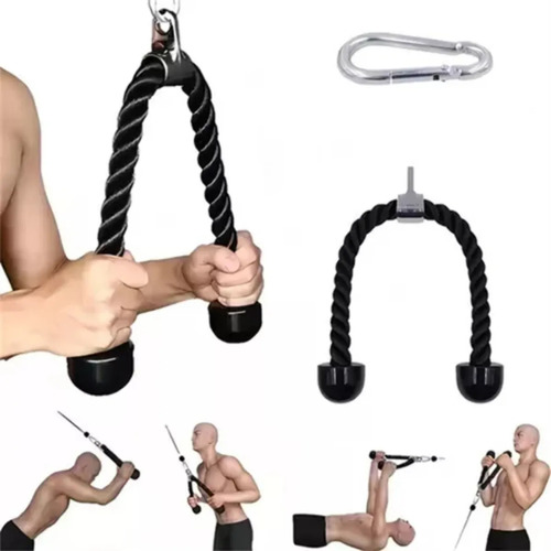 Cuerda Para Tríceps Doble Extensión Entrenamiento Pesas Gym