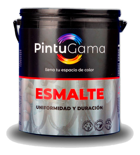 Pintura Pintugama Esmalte Brillante 1/4 Galón