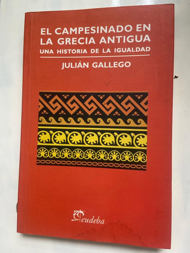 Julián Gállego El Campesinado En La Grecia Antigua