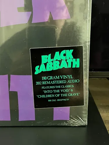 Lp Black Sabbath - Master Of Reality (remaster 2012 Lacrado