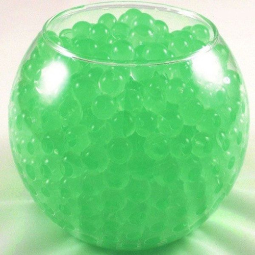 30 Sobres Perlas Hidrogel Color Verde Claro