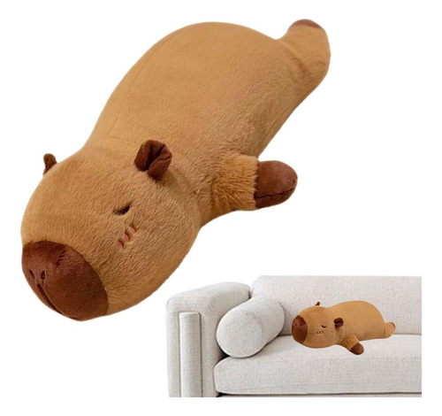 Jy Almohada De Peluche, Larga, De Capibara, Para Dormir