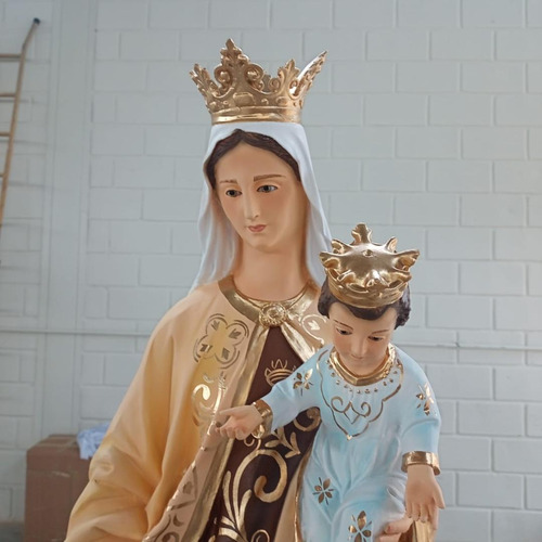 Imagem Nossa Senhora Do Carmo Com Coroa, Resina, 120cm