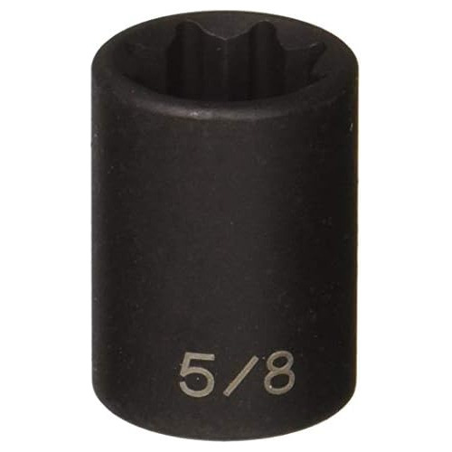 (2520s) 1/2  Drive X 5/8  Standard 8-point Socket
