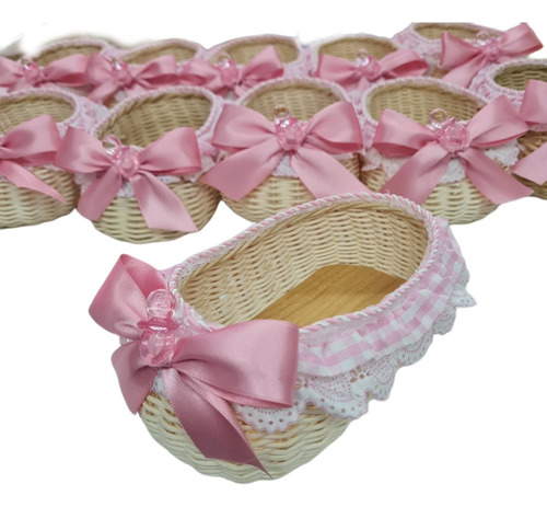 Recuerdos Baby Shower Zapatito Dulcero Niña 12 Pzas