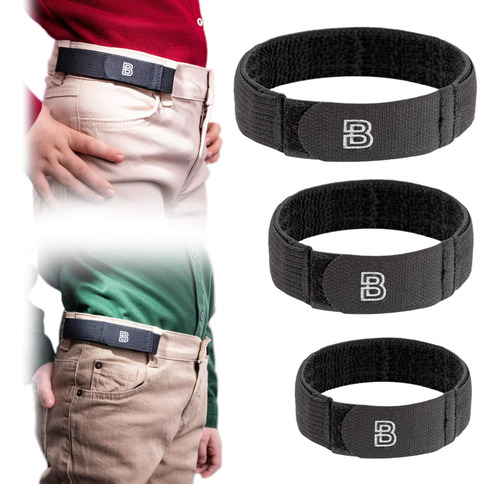 Beltbro For Kids Cinturón Elástico Sin Hebilla Paquete De