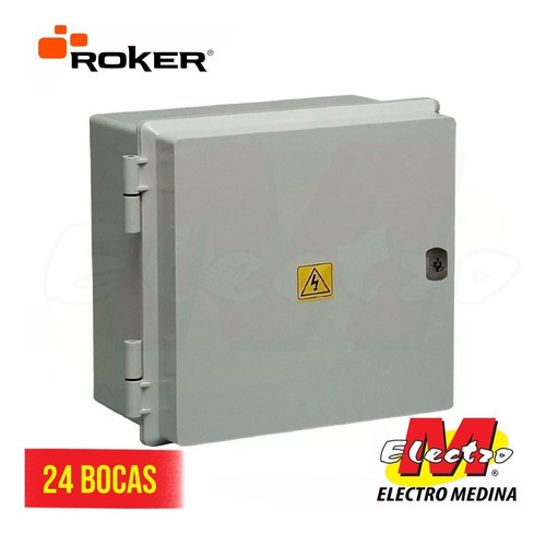 Caja Gabinete Estanco 24 Din  Prd 552 Roker  Electro Medina