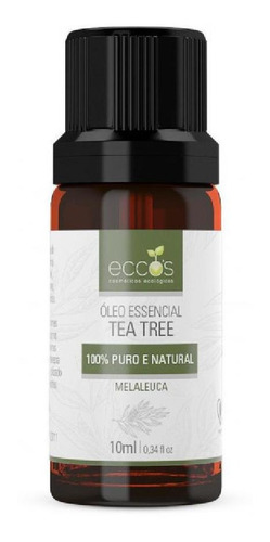 Óleo Essencial Puro Eccos Tea Tree 10ml