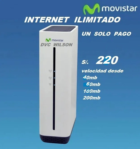 Modem   Movistar Hfc (internet Ilimitado )