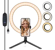 Comprar Ring Light Tripé Iluminador Led Portátil 26cm + Tripé D Mesa