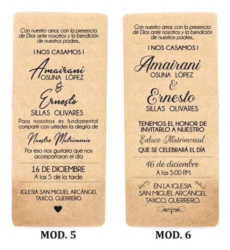 Invitaciones 100 Pzs Vintage Boda / Xv Años / Bautizo
