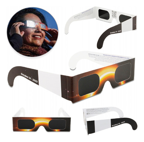 Gafas Eclipse Solar Cert. Iso 12312-2:2015 Leer Descripcion