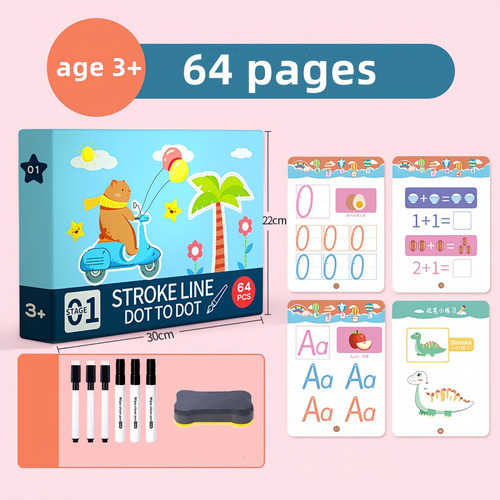 Cuaderno De Juguete Educativo Montessori Para Niños