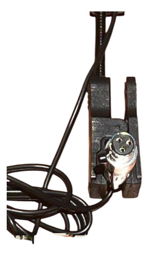 Micrófono 3 Pines Mini Xlr Con Pinza Para Saxofón Y Acordeón Negro