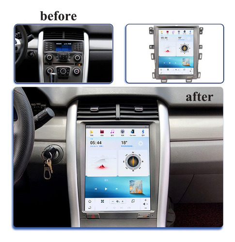 12.1 Auto Estereo Para Ford Edge 2010-2013 4+64g Qualcomm
