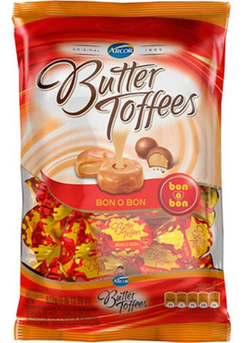 Bolsa Caramelos Butter Toffees Bon O Bon 822 Gramos