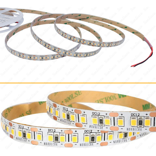 Fita De Led 15w 3000k 5m Ip20 Nordecor Dimerizavel Luz Branco-quente Tensão De Operação 12v 12v