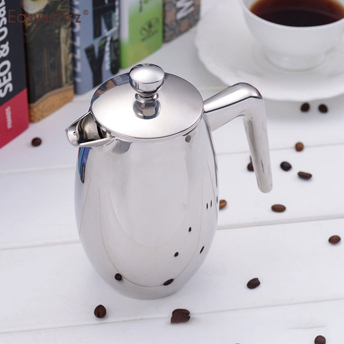 Tetera Para Preparar Cerveza A Mano French Press 304 De Acer