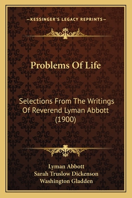 Libro Problems Of Life: Selections From The Writings Of R...
