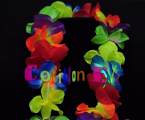 Cotillon Collares Hawaianos Luminosos Led X 20 Unidades