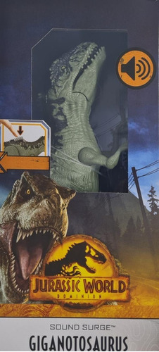 Giganotosaurio Jurassic World Dominion Con Rugido  Mattel