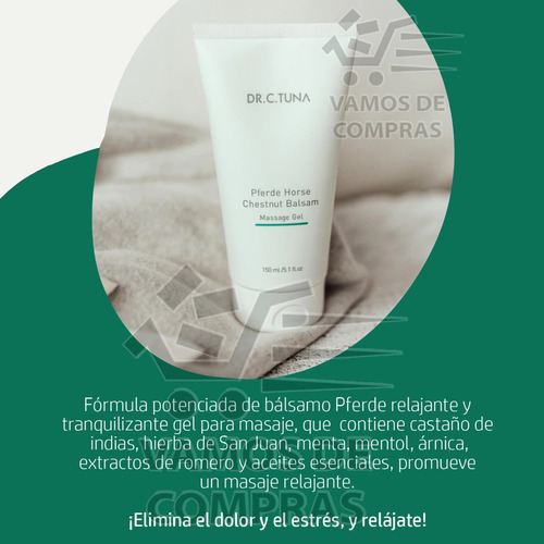Gel Para Masaje Dr C Tuna Masaje Relajante Con Pferde Y Cast