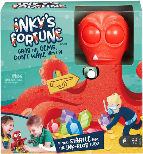 Juego De Mesa Pulpo La Fortuna+gemas Colores Mattel Juguete