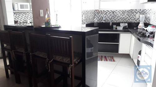 Apartamento Com 3 Dormitórios À Venda, 90 M² Por R$ 318.000,00 - Itararé - São Vicente/sp - Ap4419