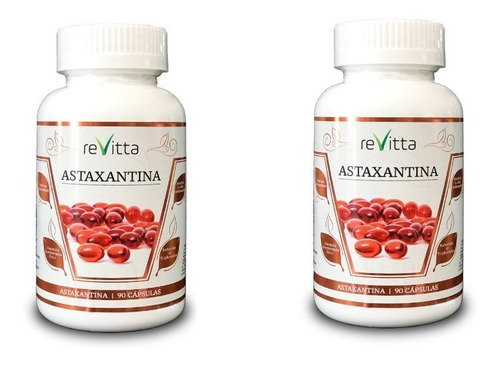 Astaxantina (2 Pack = 180 Cápsulas) De Winkler Nutrition