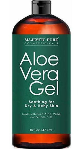 Majestic Puro Gel De Aloe Vera - Desde El 100% Puro Y Natura