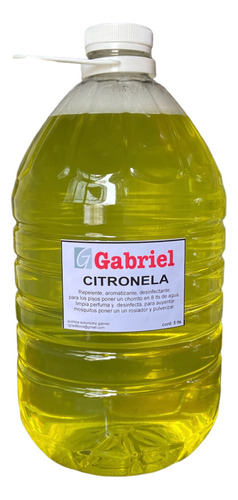 Citronela Repelente De Mosquitos  Aromatizante  5 Lts