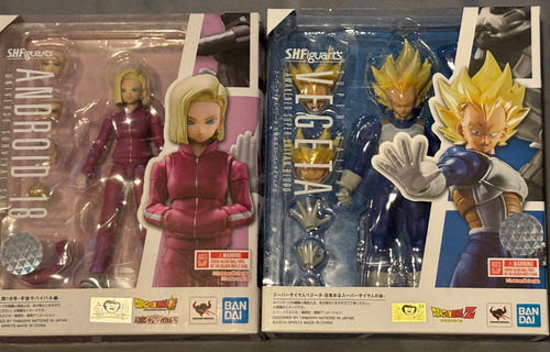 S.h Figuarts Goku Full Power, Vegeta, Android 18& Frieza Dbs (Usado)