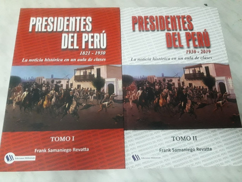 Libro Presidentes Del Perú 2 Tomos Frank Samaniego