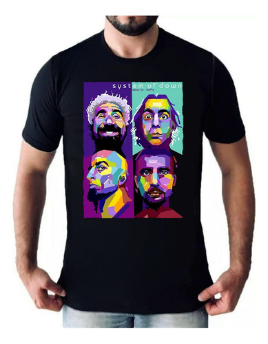 Camiseta System Of A Down Show Brasil 2025 Camisa Masc M22