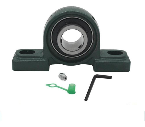 Kit 2 Mancal Com Rolamento Ucp204 Para Eixo 20mm