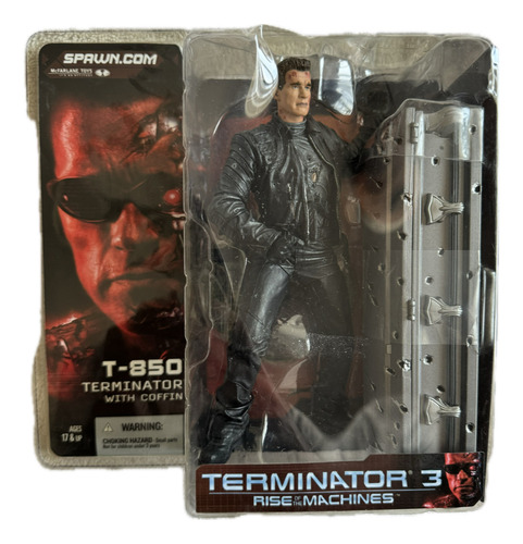 Terminator 3 T-850 Con Ataúd Mcfarlane Rise Of The Machines