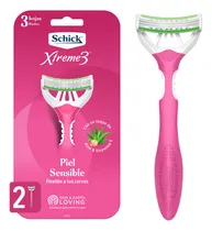 Comprar Rastrillos Desechables Schick Xtreme3 Piel Delicada con 2 Rastrillos