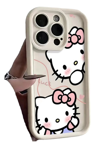 Funda De Teléfono Sanrio Hello Kitty Para iPhone 15, 14, 13,