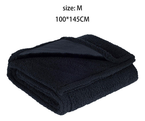 A Manta Impermeable De Felpa For Mascotas Manta For Negro M