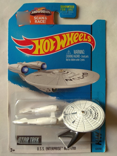 Hot Wheels U.s.s. Enterprise Ncc-1701 Tarj Usa Star Trek Us2