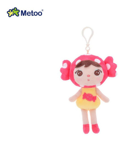 Kit 3 Boneca Metoo Angela Panda Coelha Chaveiro Original