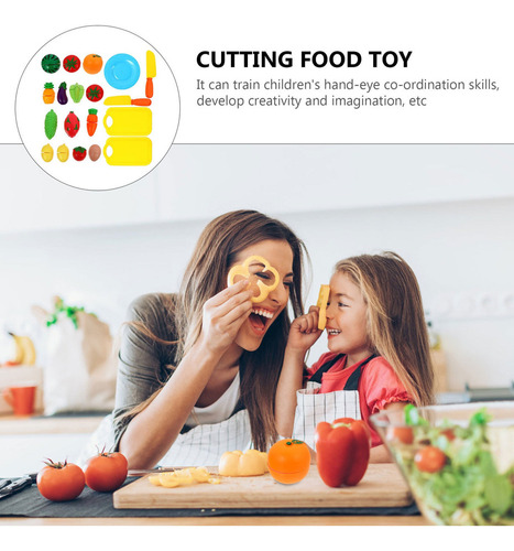 2 Conjuntos De Niño Frutas Y Verduras Juguetes De Corte De F